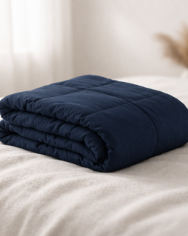 Couverture lestée adulte - Bleu nuit